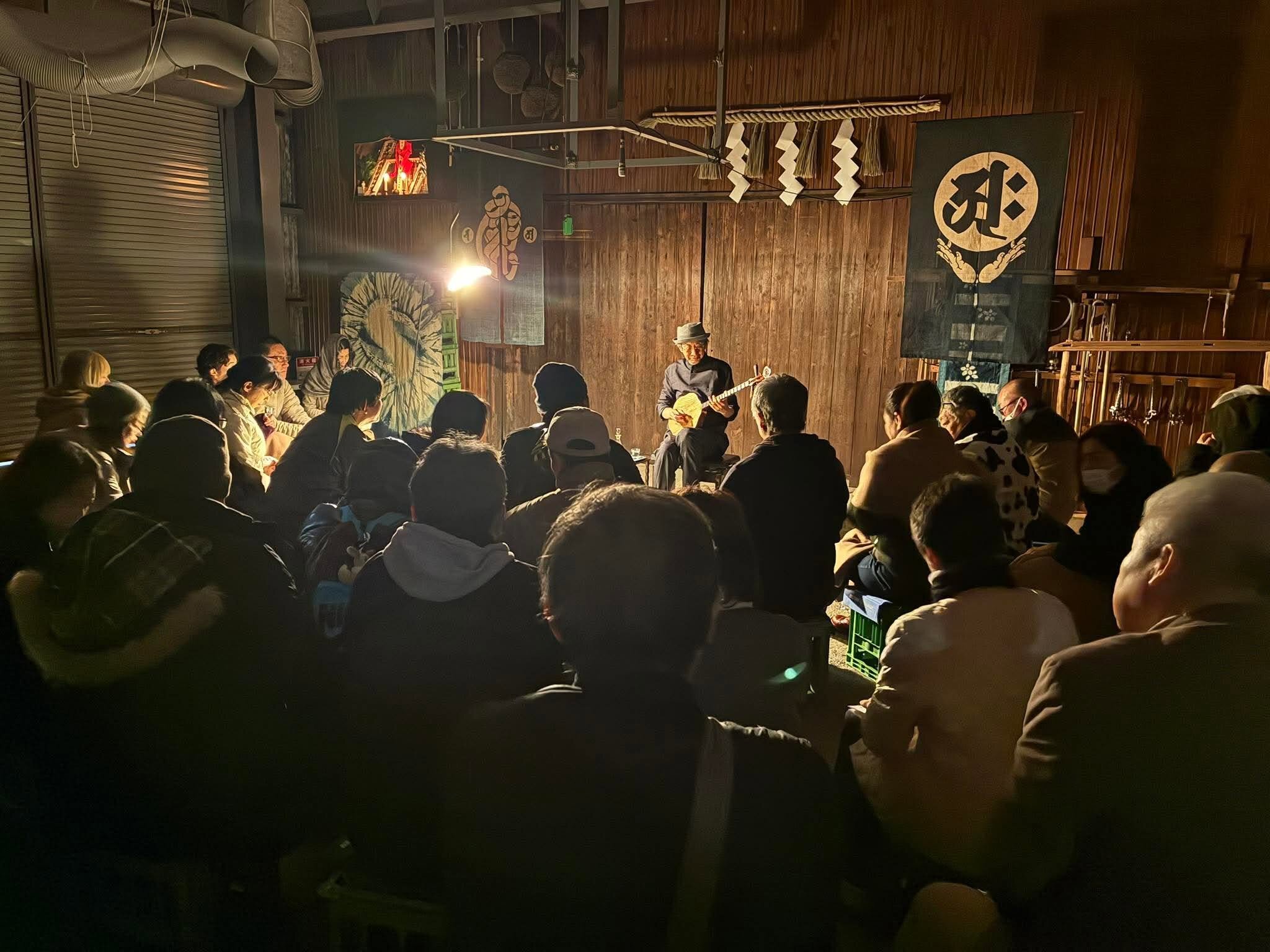 先日の「山名酒造」コンサートの新しい写真